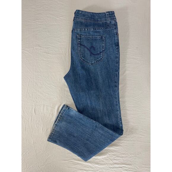 ADDITIONS BY Chico's Denim - Additions by Chico's Lightweight Stretch Denim Barely Boot Jeans. 1 Short (8).